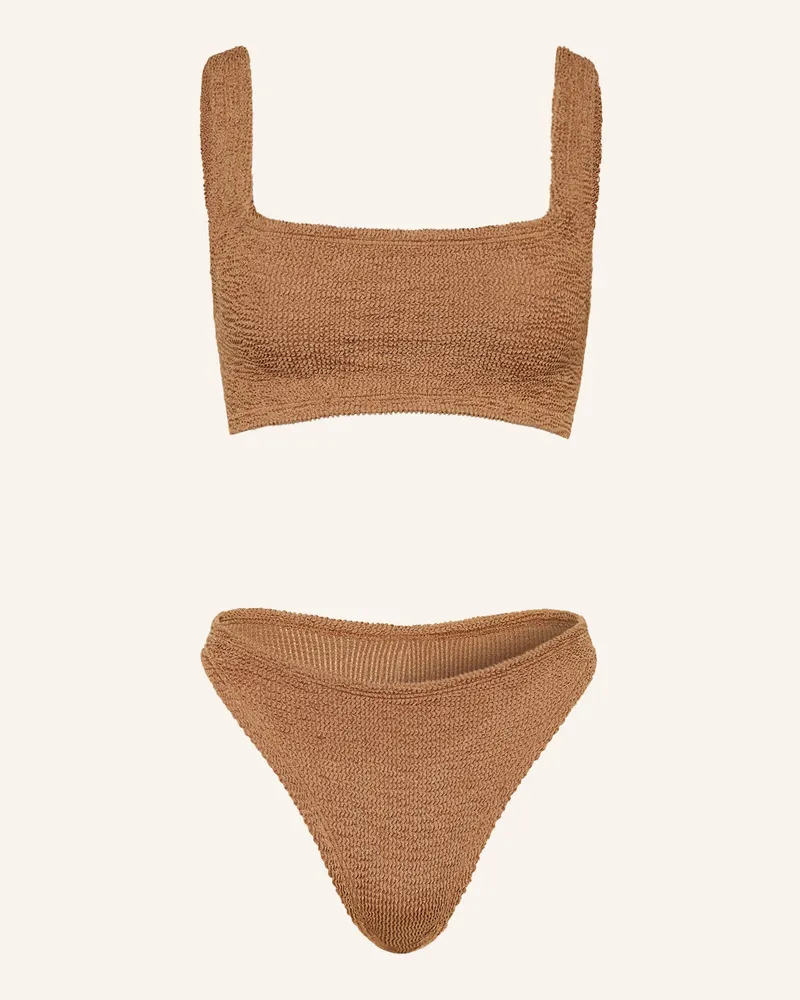 Hunza G Bustier-Bikini XANDRA Hellbraun