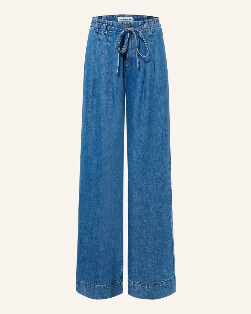 More & More Wide Leg Jeans blau 0962
