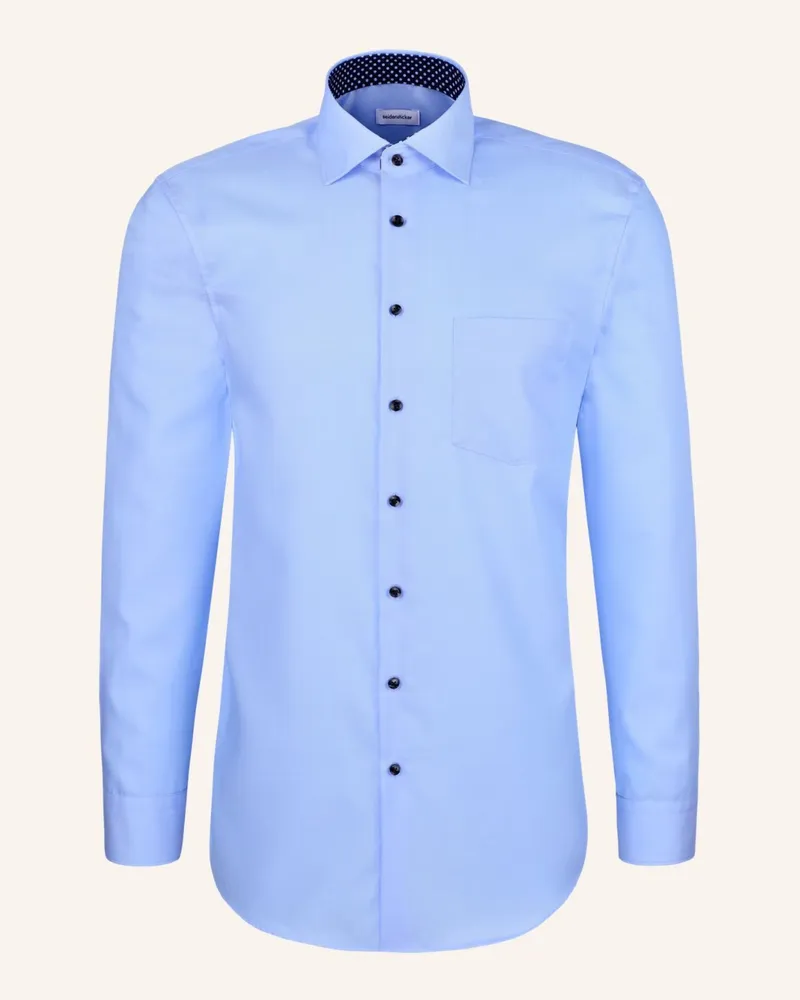 Seidensticker Business Hemd Regular Fit Blau