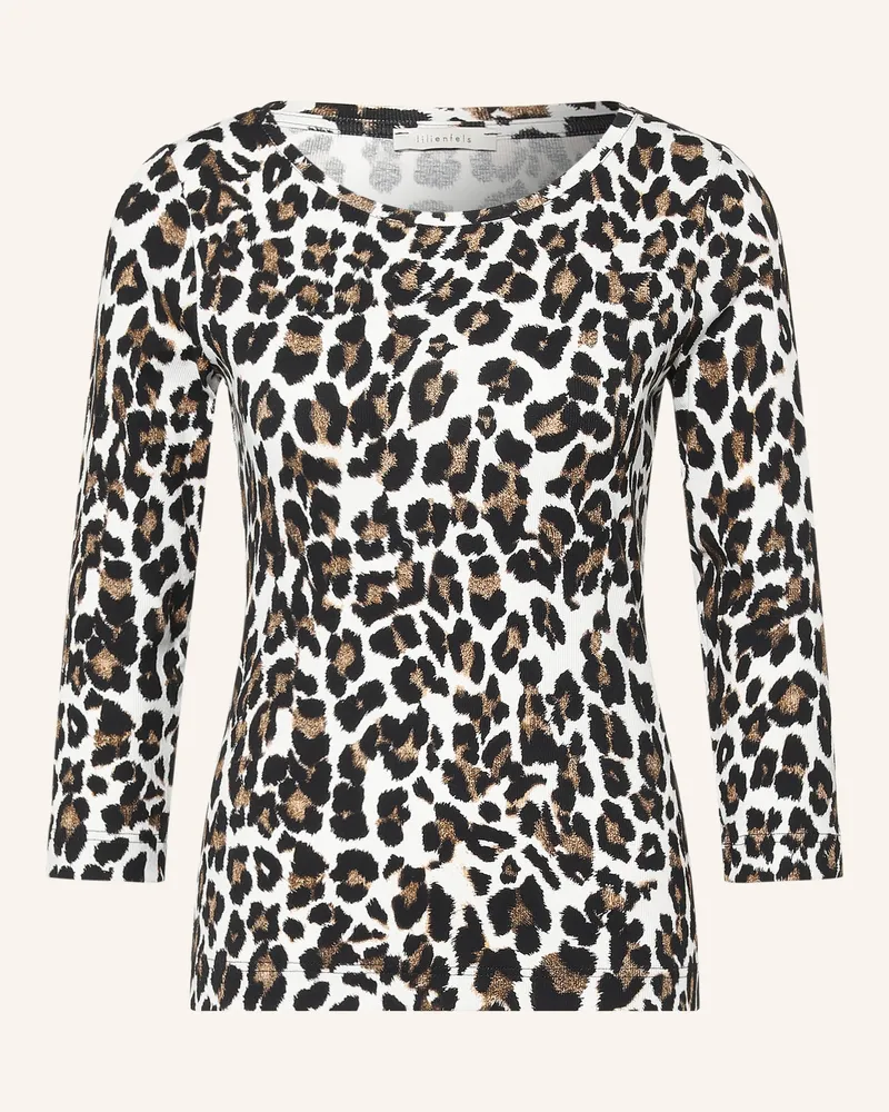lilienfels Shirt Mit 3/4-Arm braun Weiss