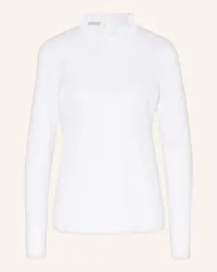 lilienfels Longsleeve mit Rüschen Weiss