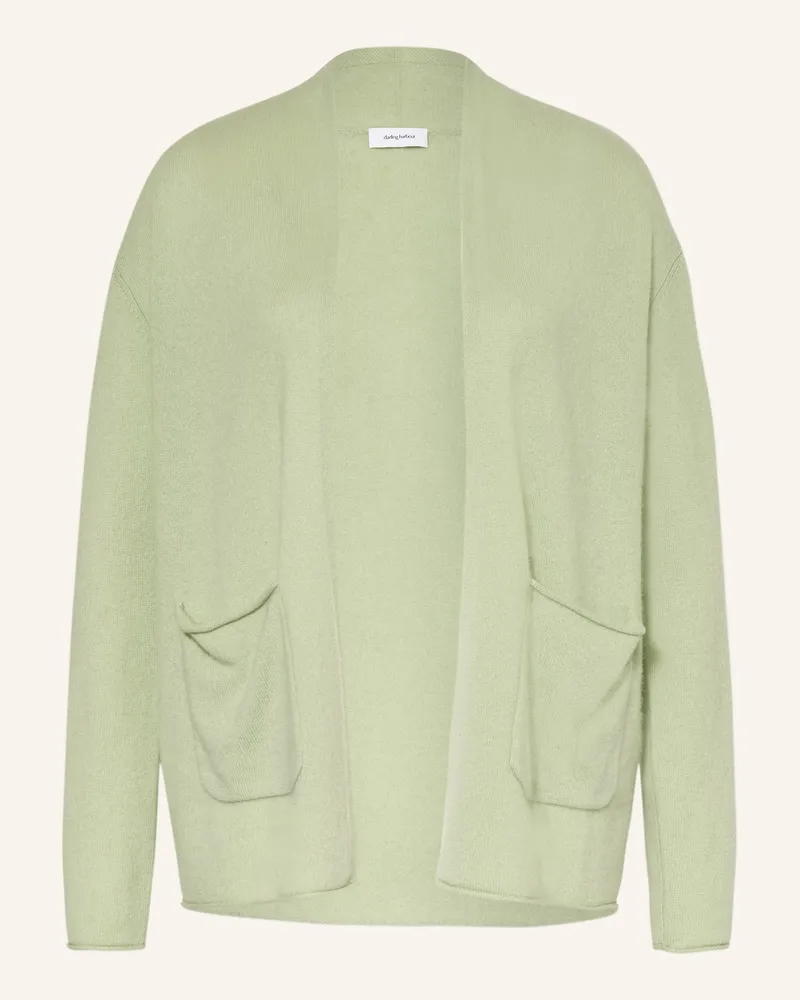 Darling Harbour Strickhülle aus Cashmere Lindgrün
