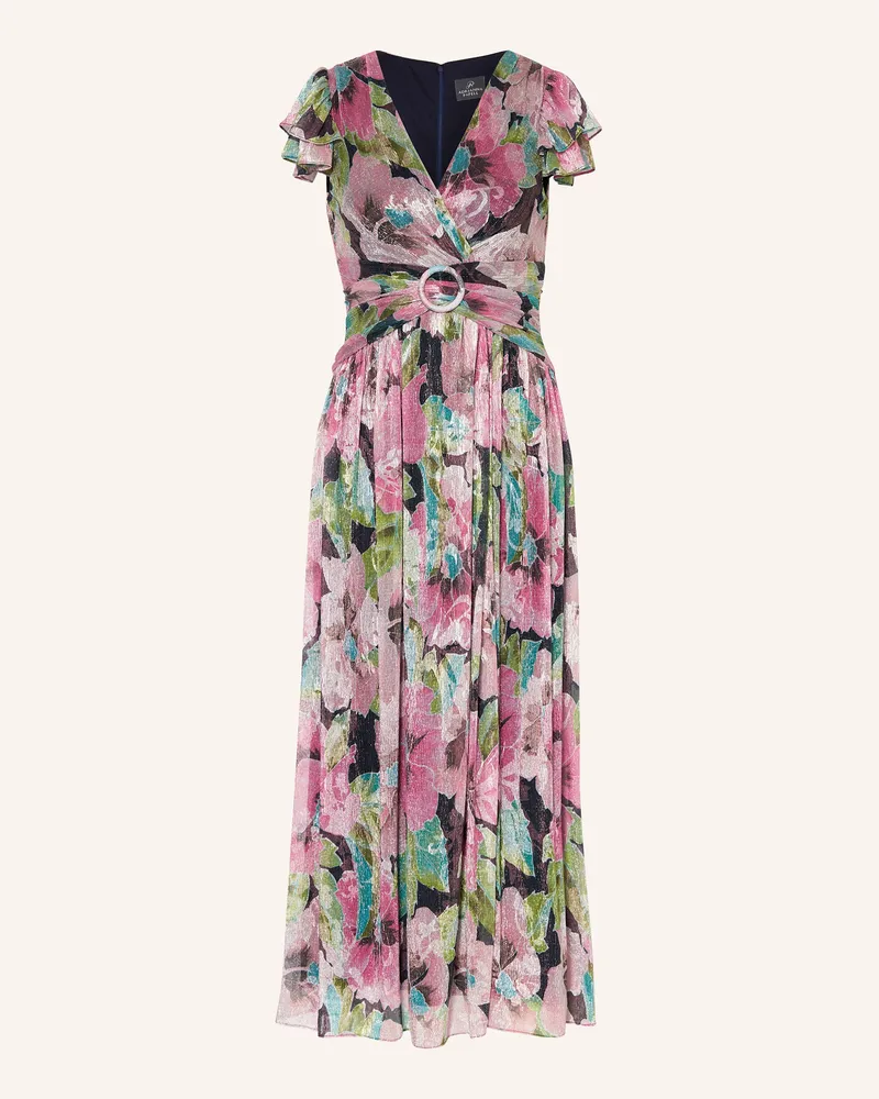 Adrianna Papell Abendkleid mit Glitzergarn Rosa