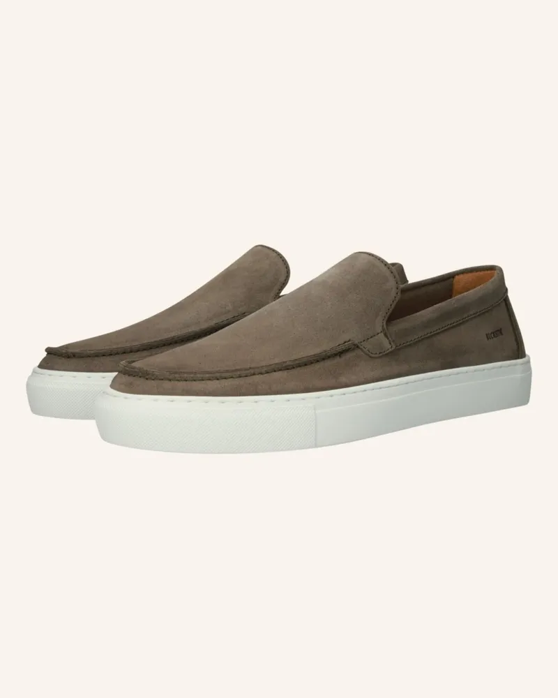 Blackstone Slip-Ons braun Dunkelbraun