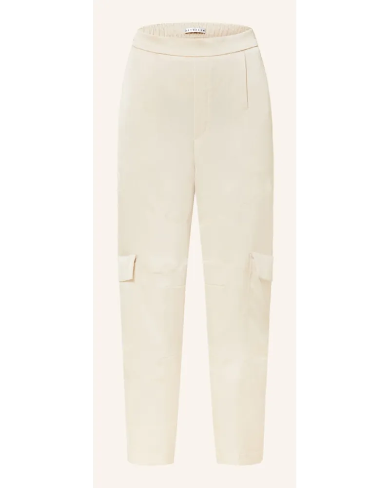 MAC Jeans Cargohose KYOTO aus Satin Beige