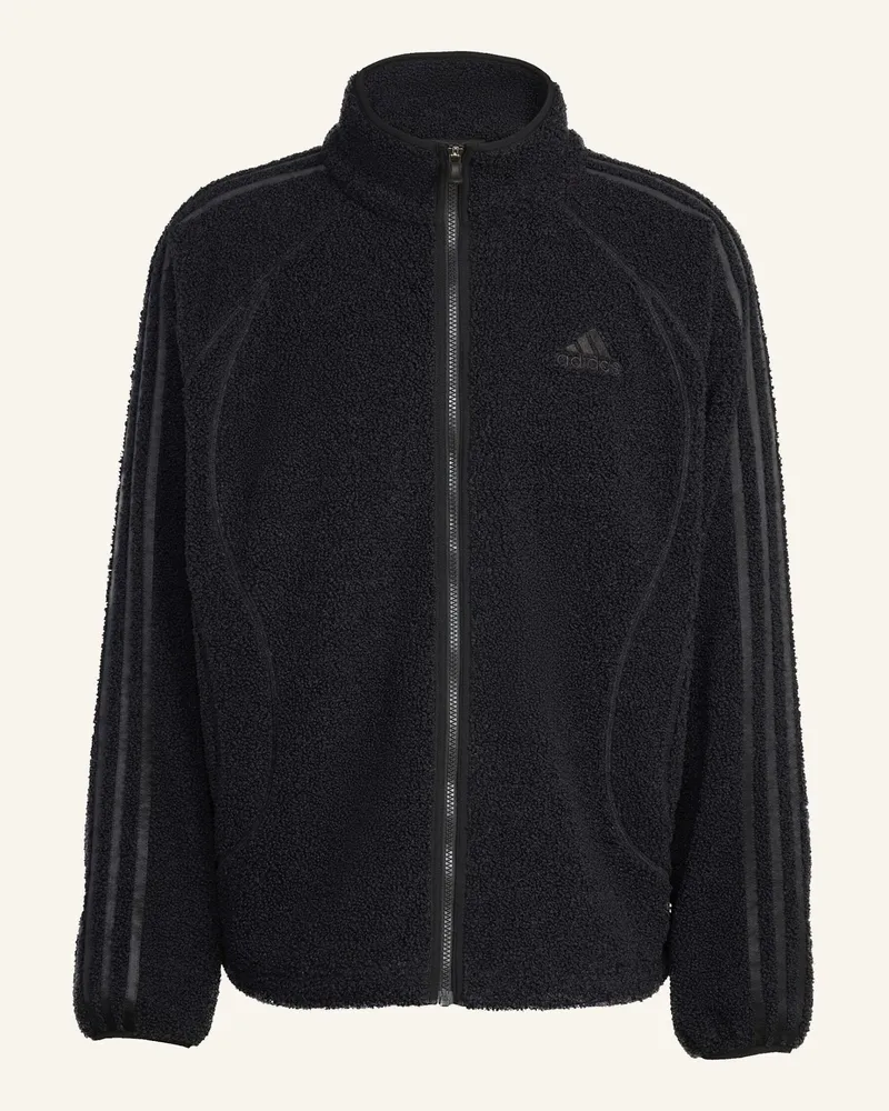 adidas BORG FLEECE TEAMGEIST TRACKTOP Schwarz