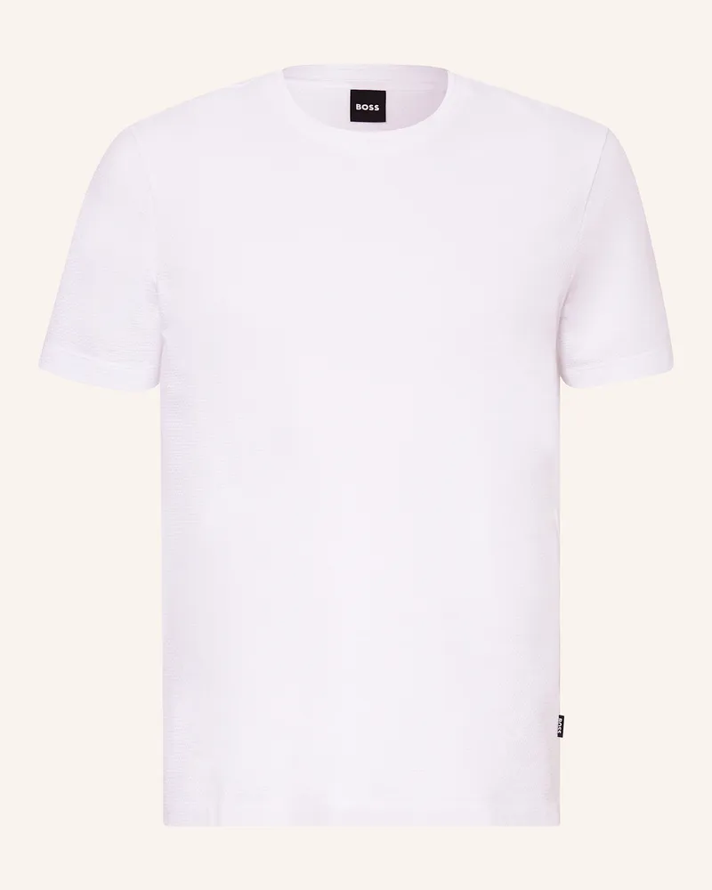 HUGO BOSS T-Shirt Tiburt weiss Weiss