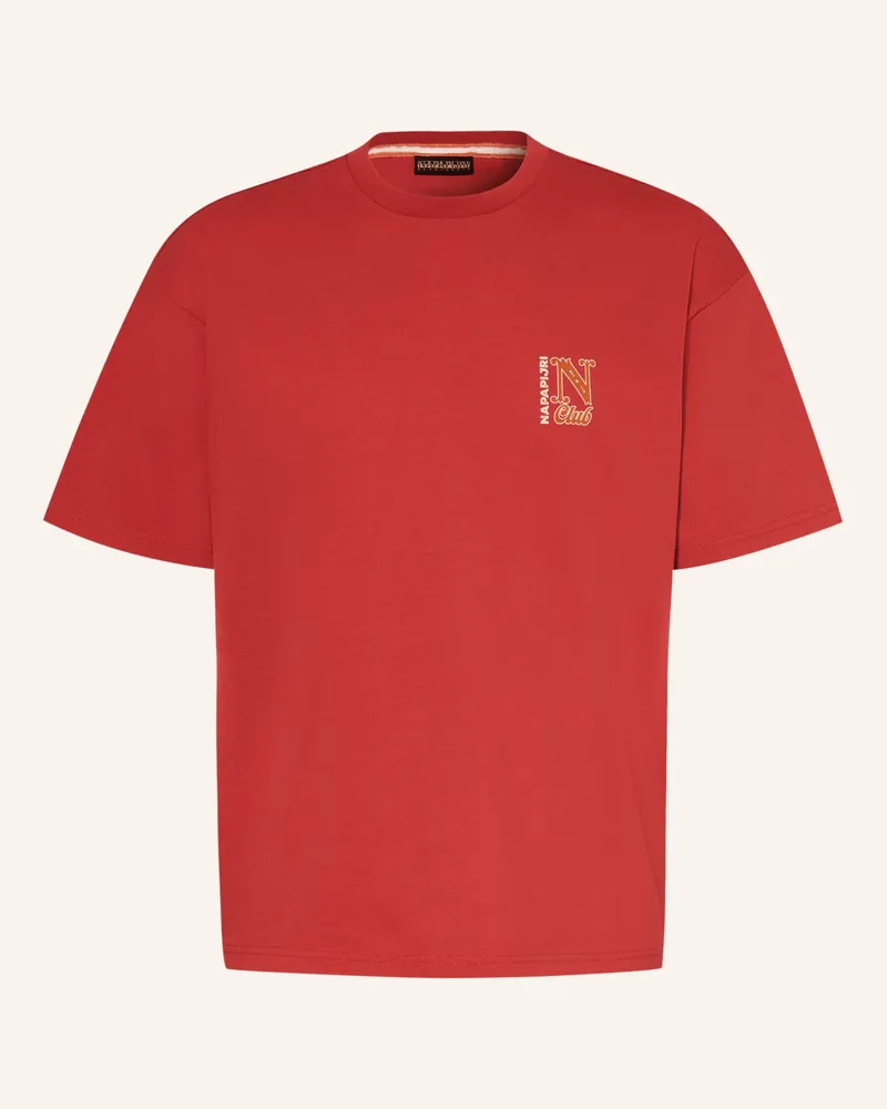 Napapijri T-Shirt Fluorite rot Rot