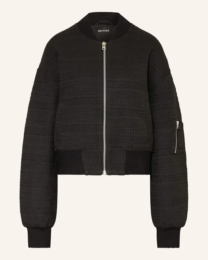 MEOTINE Tweed-Blouson KIAN Schwarz