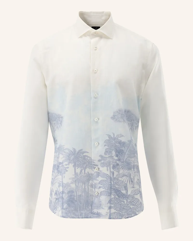 van Laack Hemd Slim Fit weiss Weiss