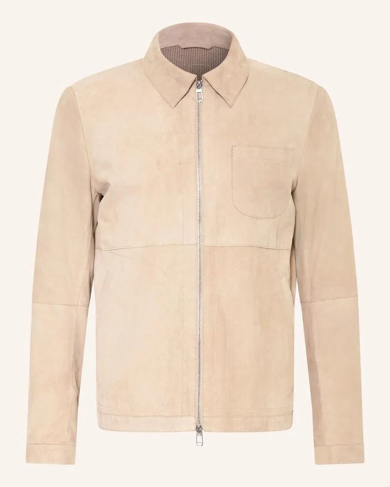 Milestone Lederblouson Msdevan beige Beige