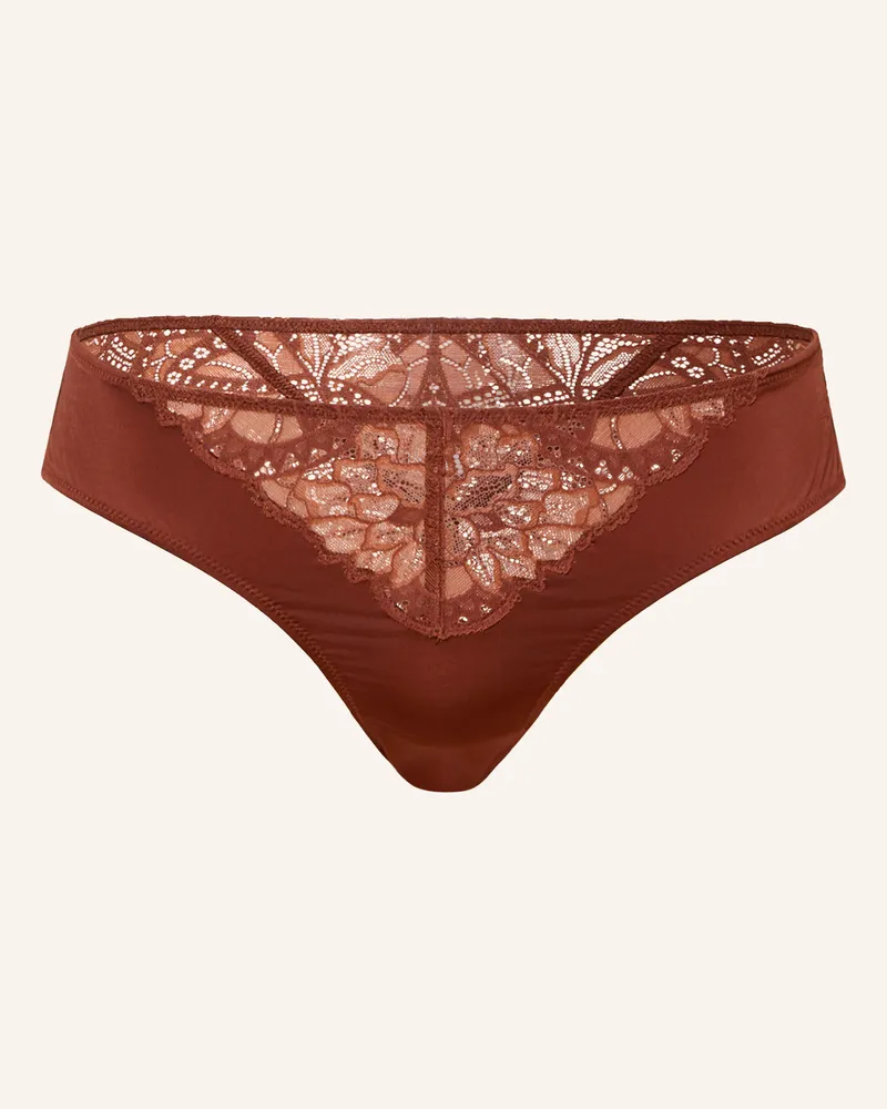 Hanro Slip Azelia braun Braun