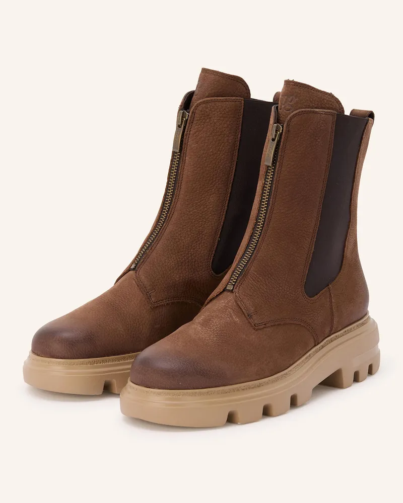 paul green Chelsea-Boots Braun