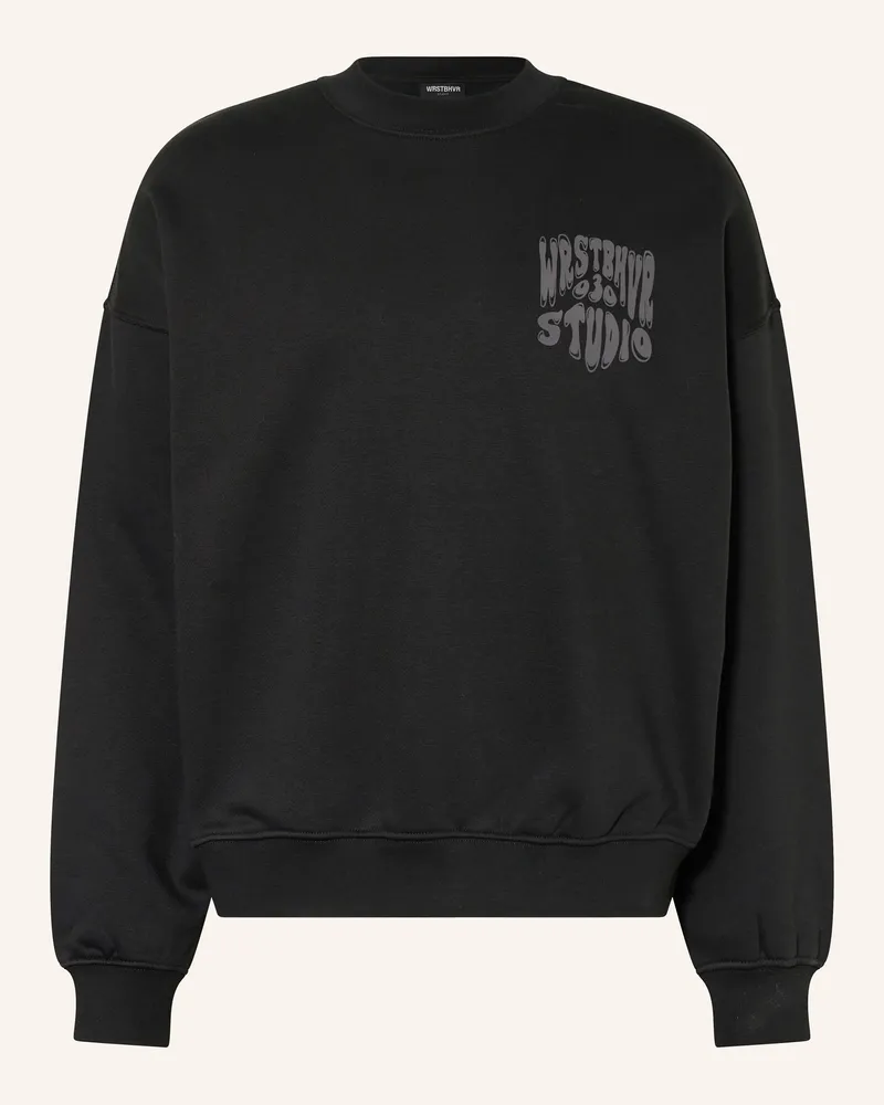 WRSTBHVR Oversized-Sweatshirt Flynn schwarz Schwarz