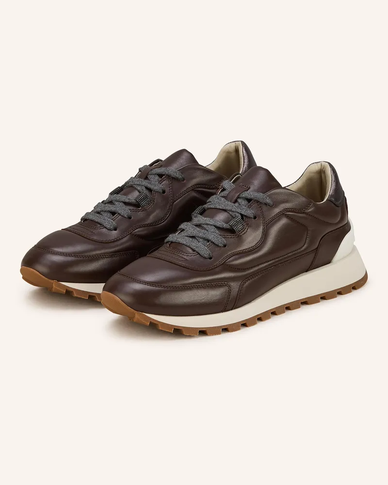 Brunello Cucinelli Sneaker Dunkelbraun