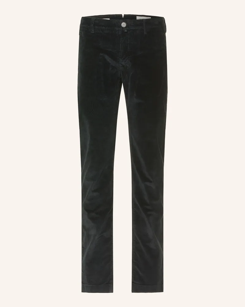 Jacob Cohën Cordhose Bobby Slim Fit schwarz Schwarz