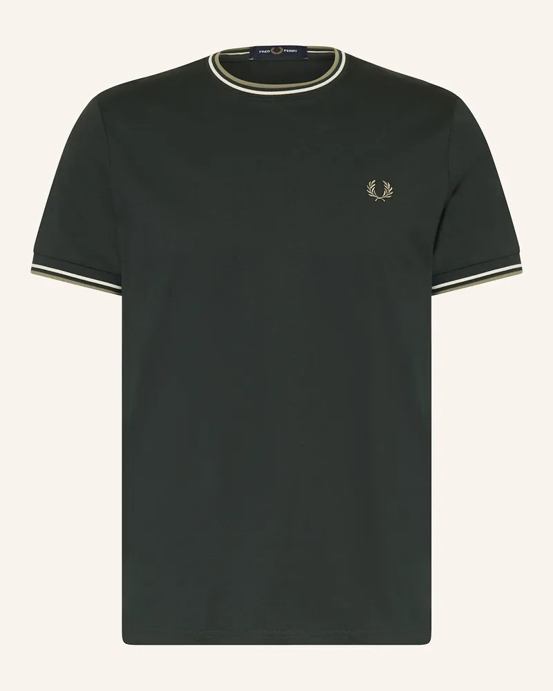 Fred Perry T-Shirt Dunkelgrün