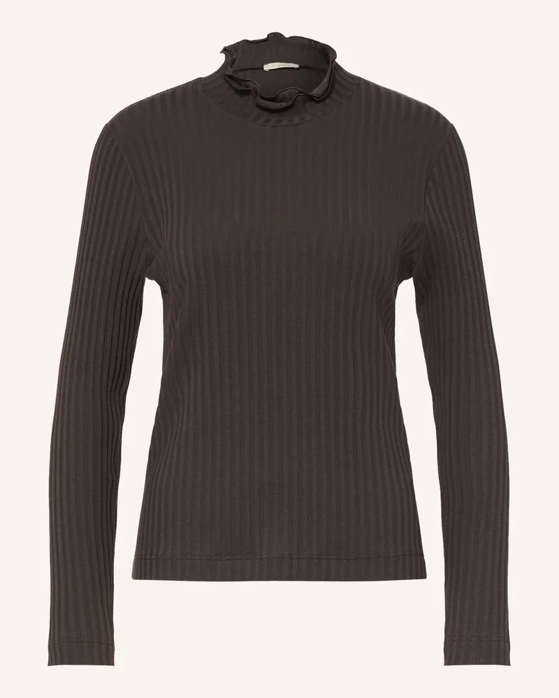 lilienfels Longsleeve braun Dunkelbraun
