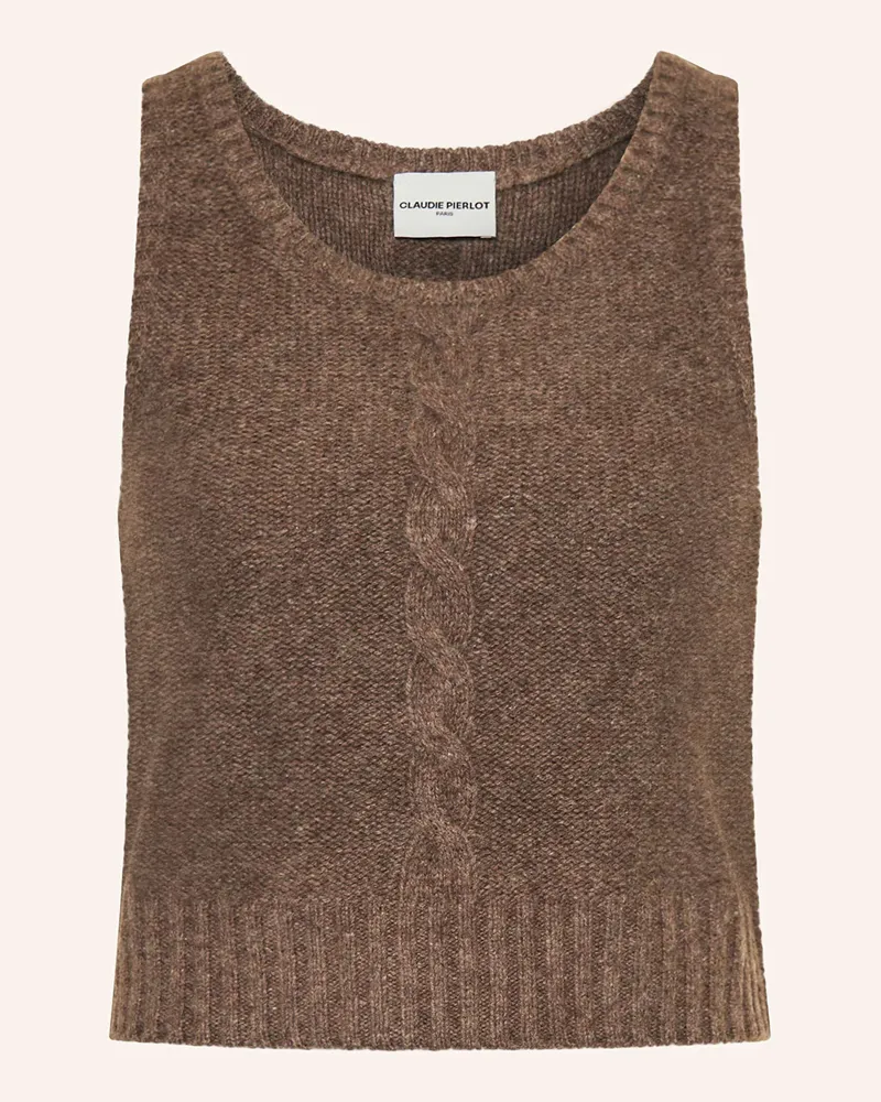 Claudie Pierlot Stricktop beige Taupe