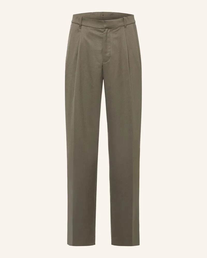 Calvin Klein Hose Wide Fit braun Taupe