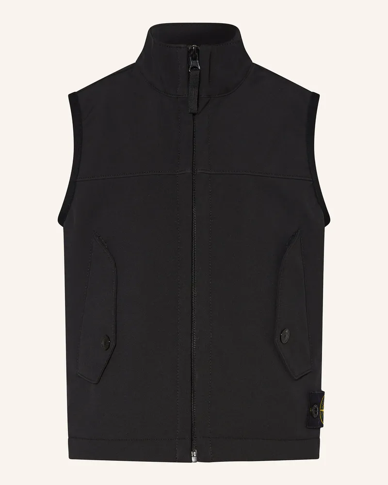 Stone Island Softshell-Weste Schwarz
