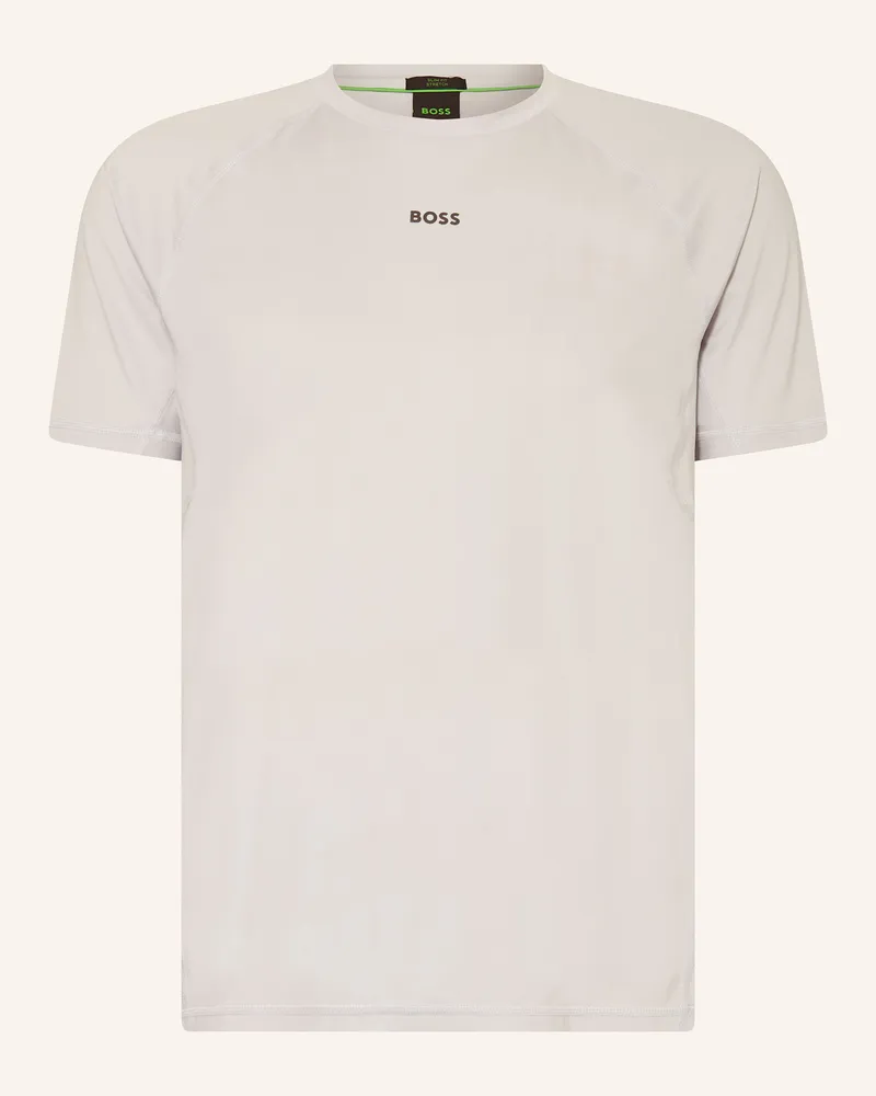 HUGO BOSS T-Shirt TEE ACTIVE 1 Slim Fit Hellgrau