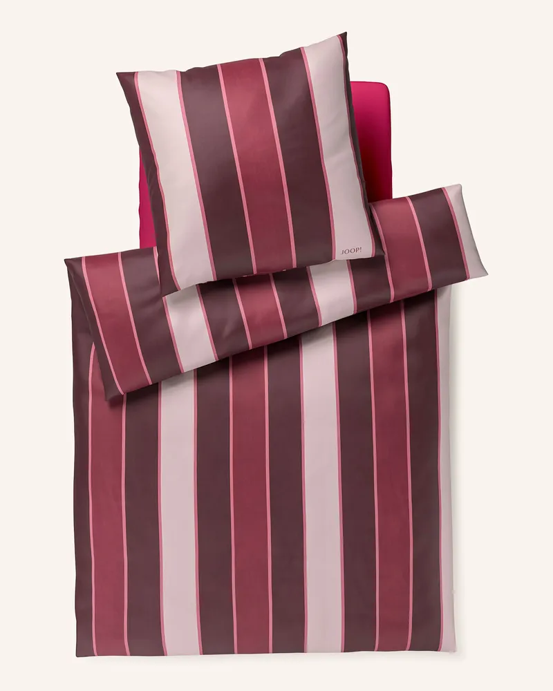 JOOP! Bettwäsche Joop! Stripes rot Rot