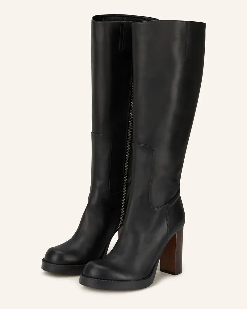 TOD'S Stiefel Schwarz