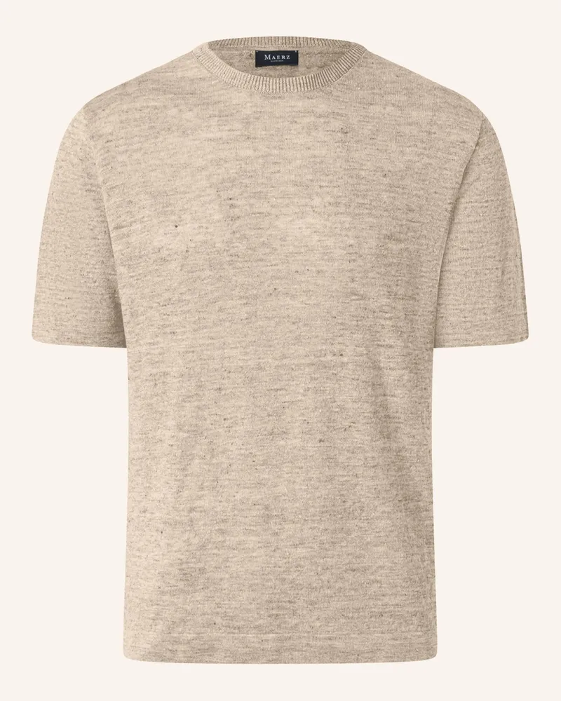 Maerz Strickshirt Aus Leinen beige Beige