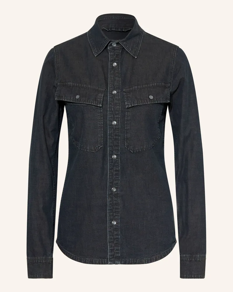 G-STAR RAW Jeansbluse blau Dunkelblau