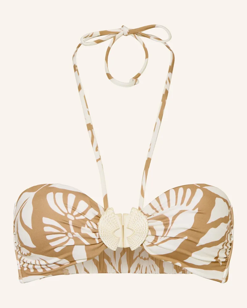 watercult Bandeau-Bikini-Top Coastal Bohemia beige Beige