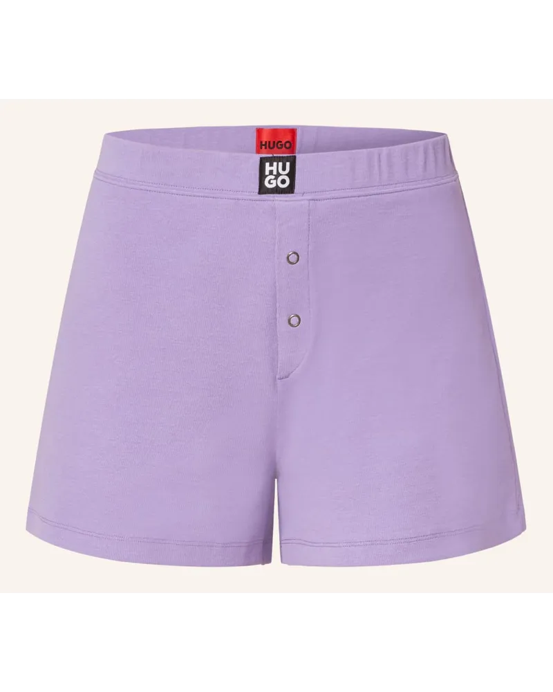 HUGO BOSS Schlafshorts LUNA Lila