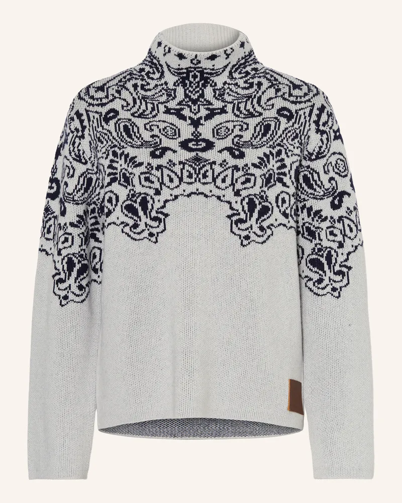 GOLDBERGH Pullover Anshin Mit Merinowolle grau Beige