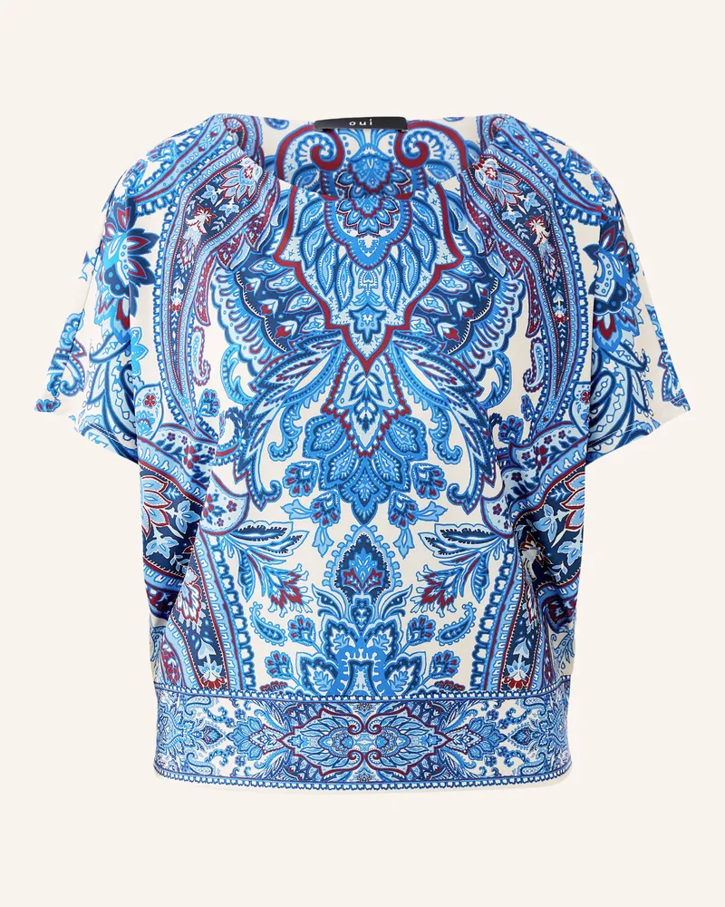 Oui  Blusenshirt Dunkelblau