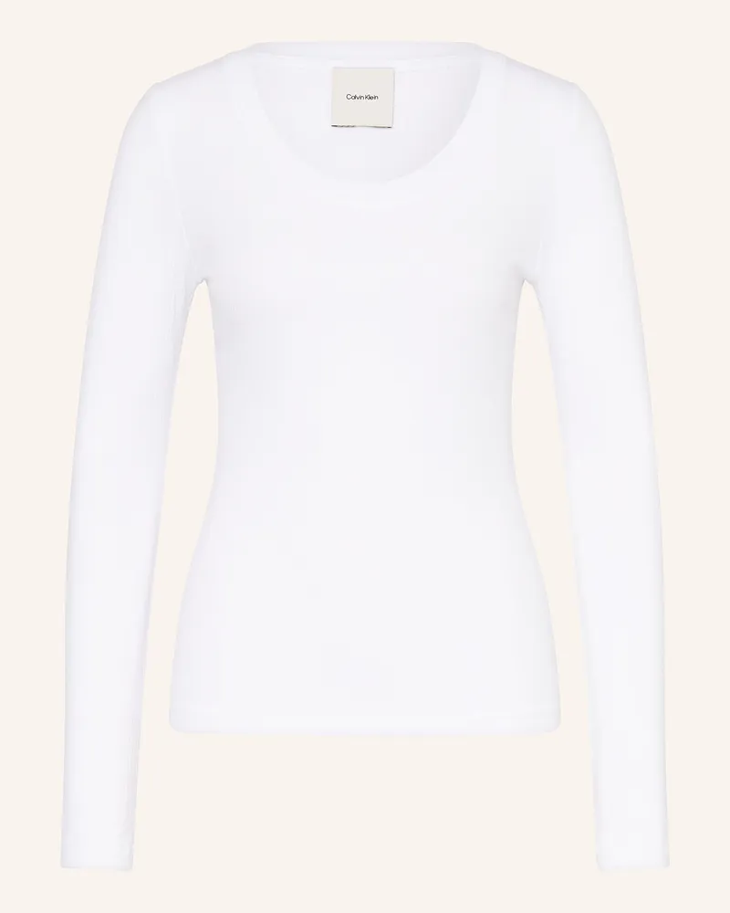Calvin Klein Longsleeve weiss Weiss
