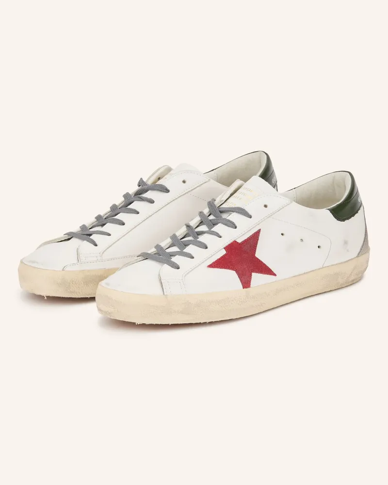 Golden Goose Sneaker Super-Star weiss Weiss
