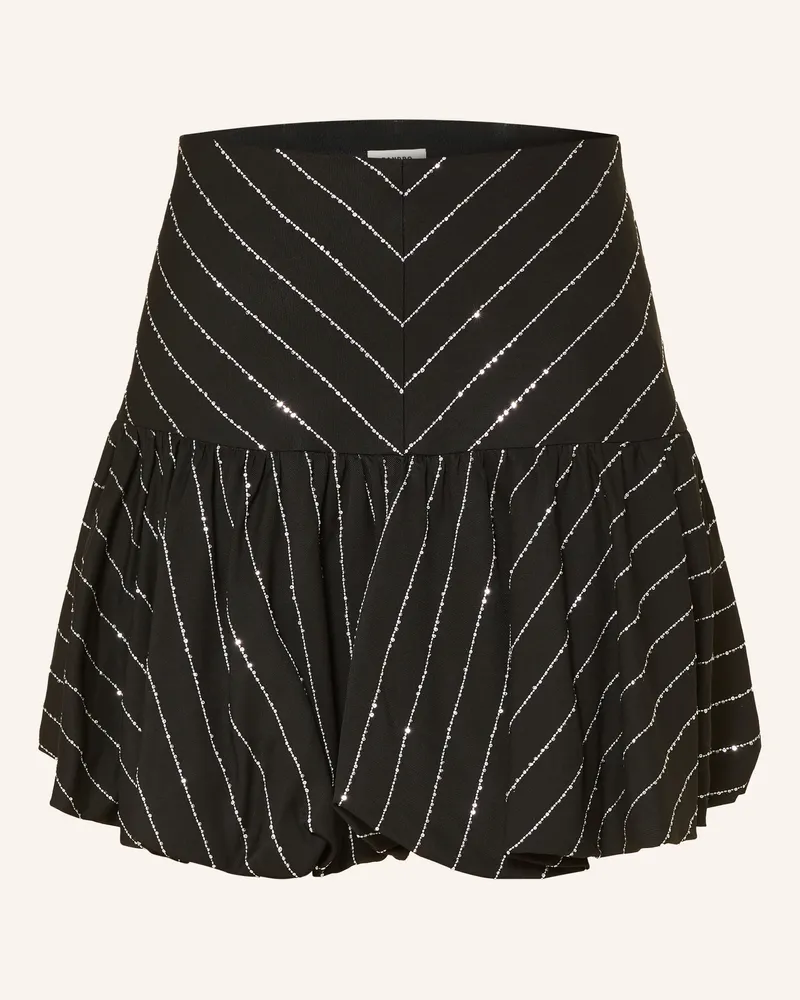 Sandro Rock mit Schmucksteinen Schwarz