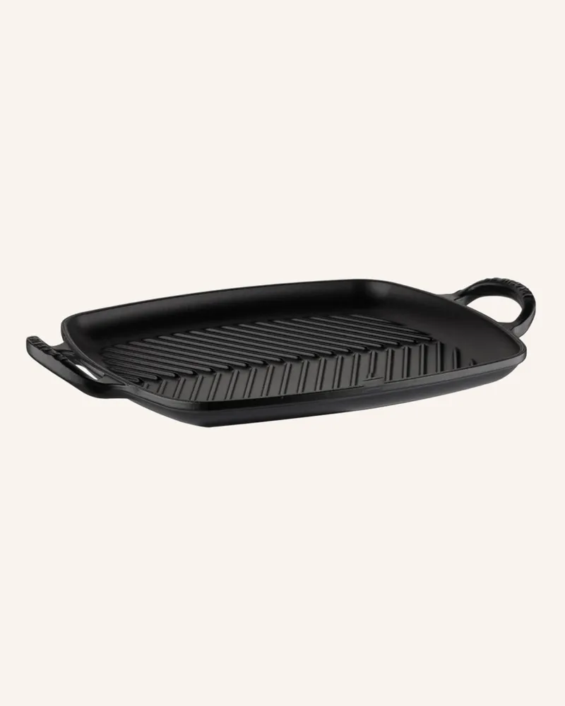Le Creuset Grillplatte Signature schwarz Schwarz