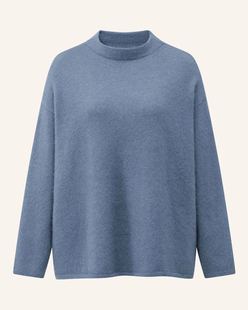 LU REN Pullover Aus Kaschmir Gemisch Naomi blau Blau