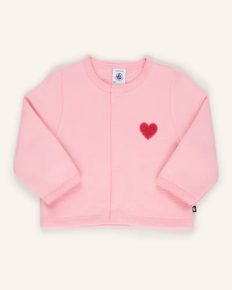 Petit Bateau Sweatjacke rosa Rosa
