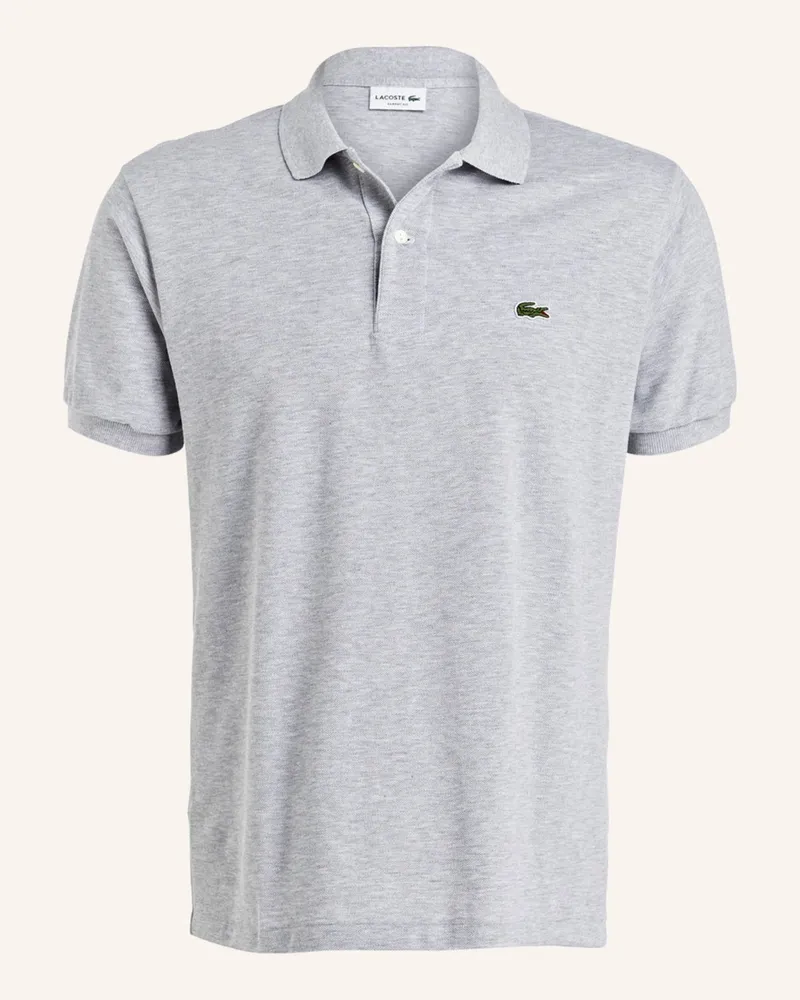 Lacoste Piqué-Poloshirt Classic Fit Grau