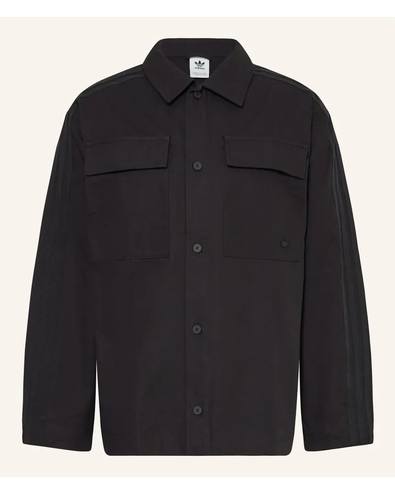 adidas Overshirt PREMIUM ESSENTIALS Schwarz