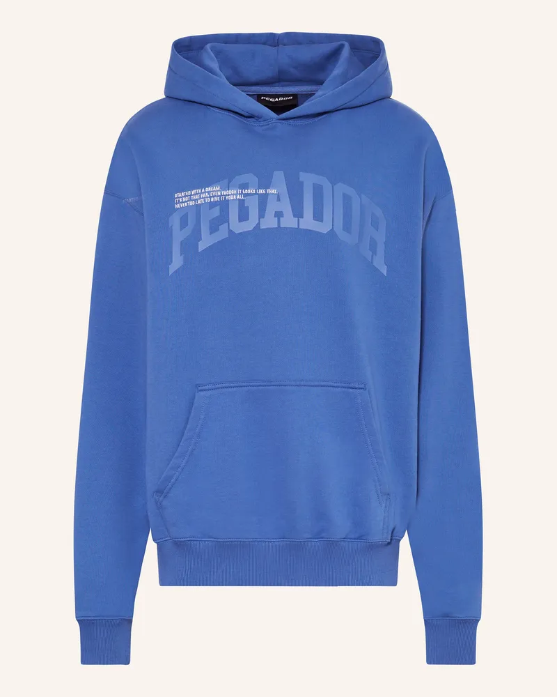 PEGADOR Oversized-Hoodie Gilford blau Blau