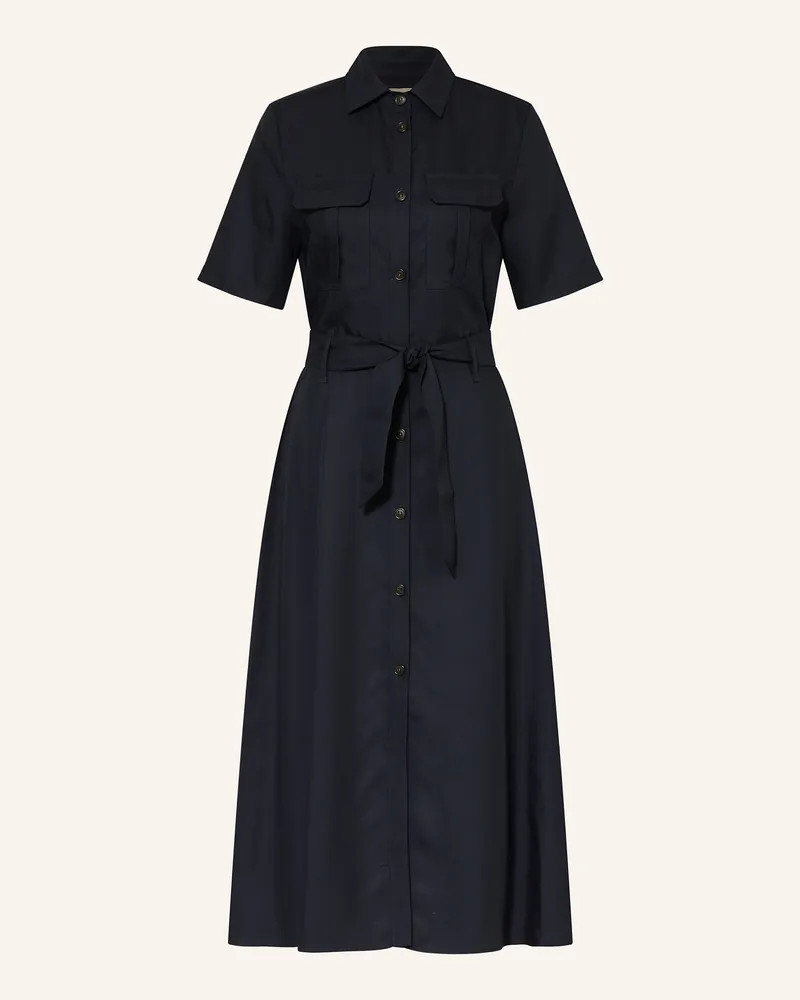 Woolrich Hemdblusenkleid Dunkelblau