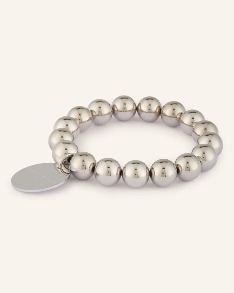 Vanessa Baroni Armband Mini Beads Flex silber Silber