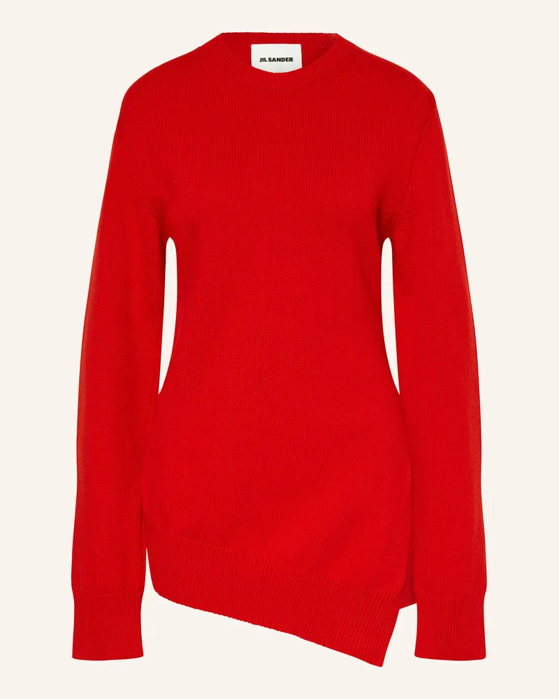 Jil Sander Pullover Mit Cashmere rot Rot