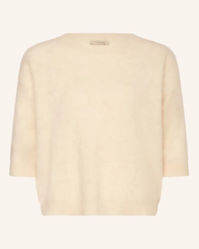 lilienfels Cashmere-Pullover mit 3/4-Arm Ecru