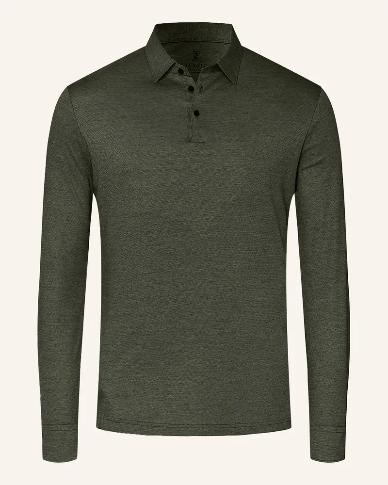 DESOTO Jersey-Poloshirt gruen Khaki