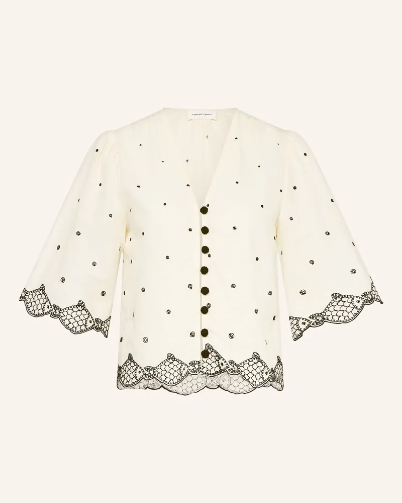 Fabienne Chapot Bluse TYLERA mit Stickereien Creme