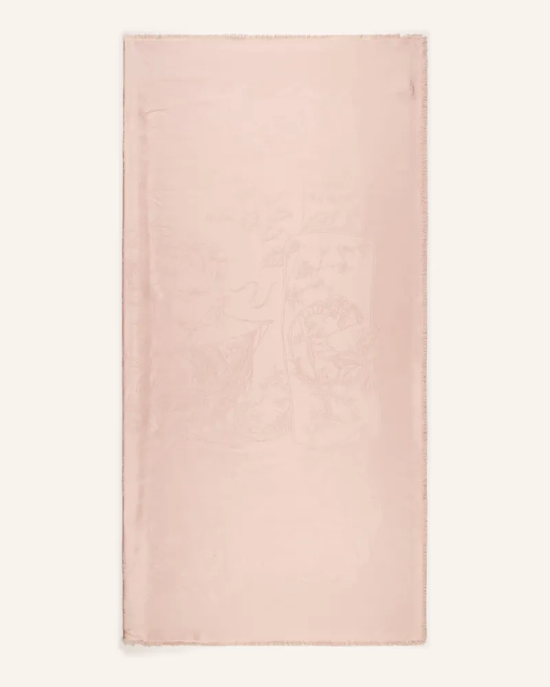 Ferragamo Seidentuch rosa Hellrosa